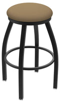 25-inch Swivel Counter Stool with Black Wrinkle Finish and Canter Sand Seat C912627