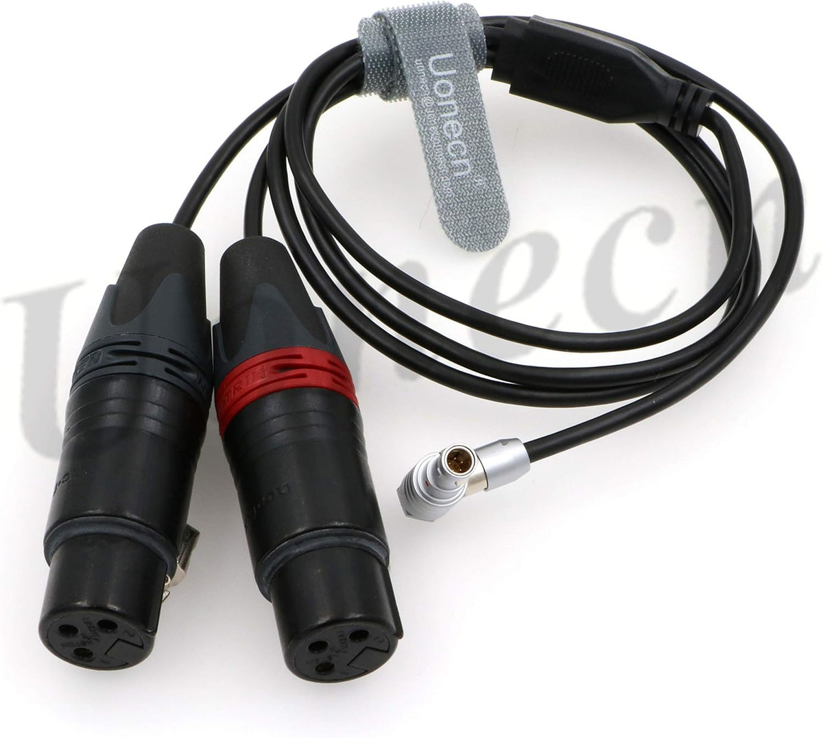 Two XLR 3 pin Female to Right Angle 5 pin Male Audio Cable Pack of 2 S86400