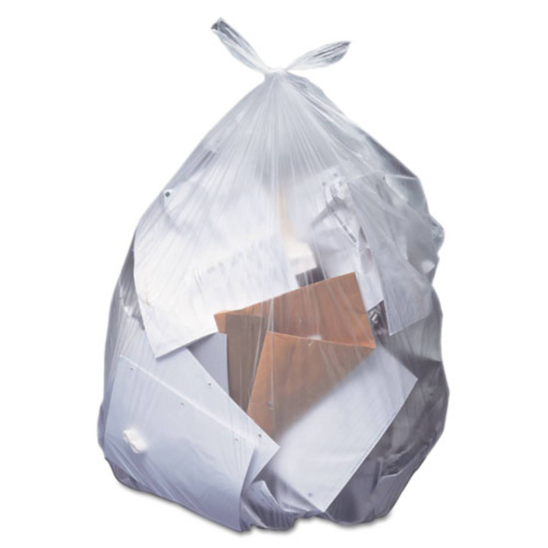Clear 40-45 Gal 0.55 Mil 40 x 46 Can Liners 250/Carton X6730
