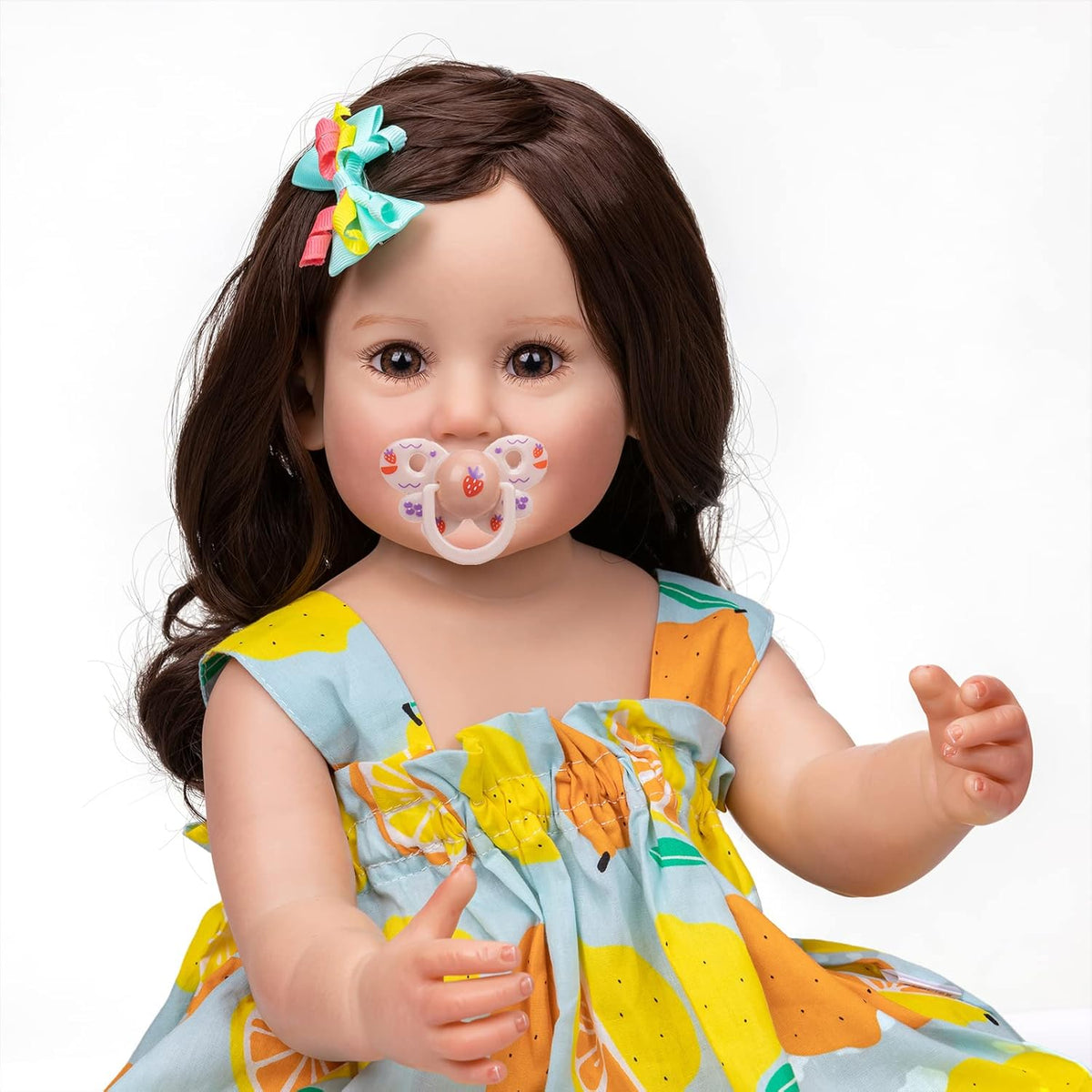 22 inch Full Body Silicone Reborn Baby Doll Girl V113871