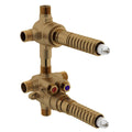 Thermostatic Rough Valve with Integrated Two Outlet Diverter F731