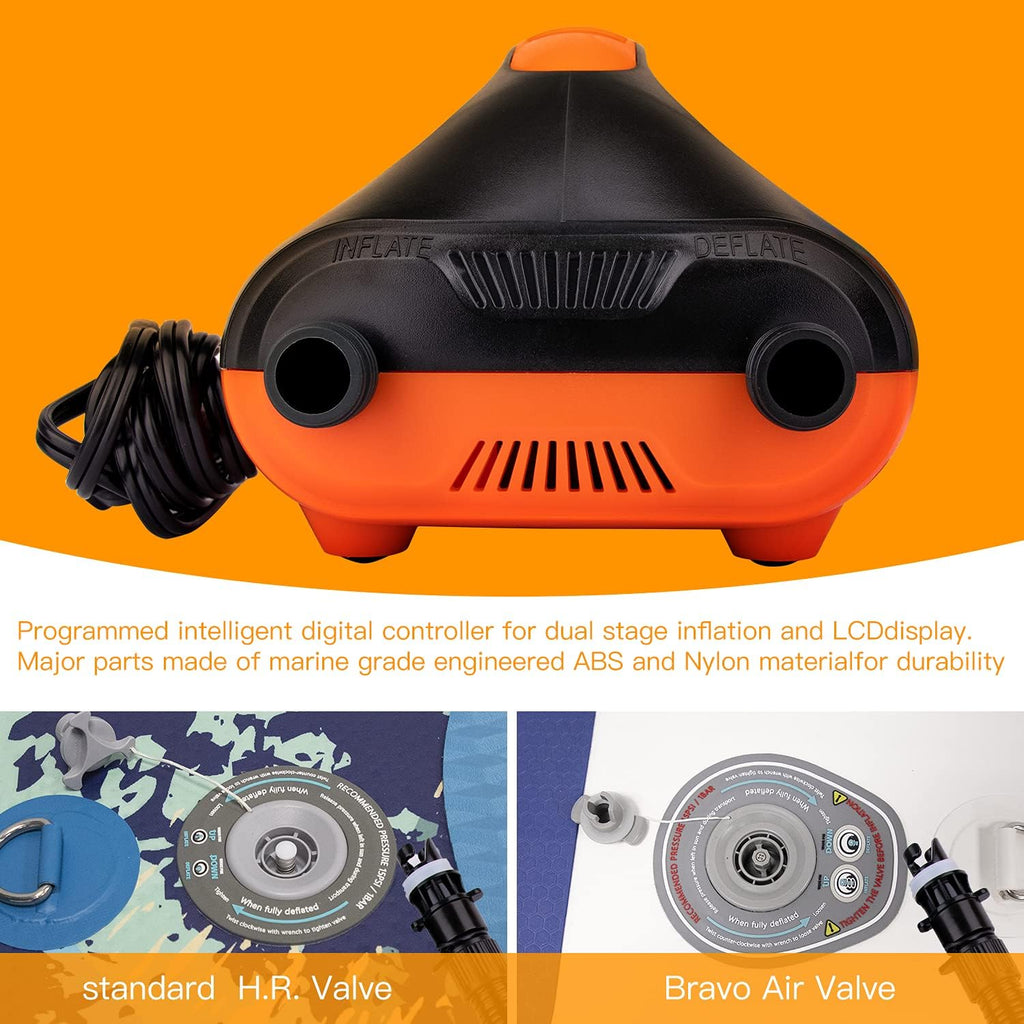 20PSI High Pressure Electric Air Pump for Inflatable Stand Up Paddle Boards Z493