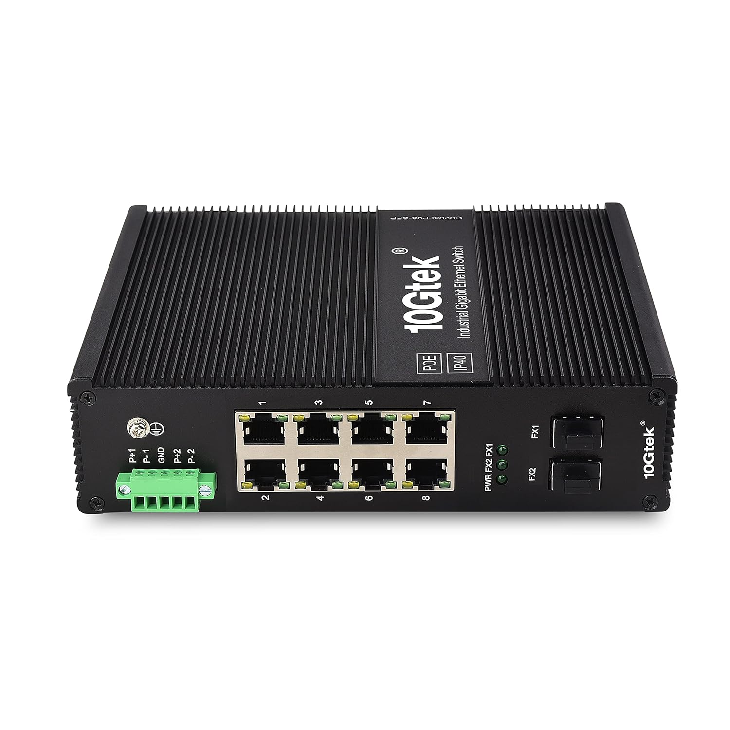 10-Port Gigabit Ethernet Switch with 20-km SFP Transceiver Y850799