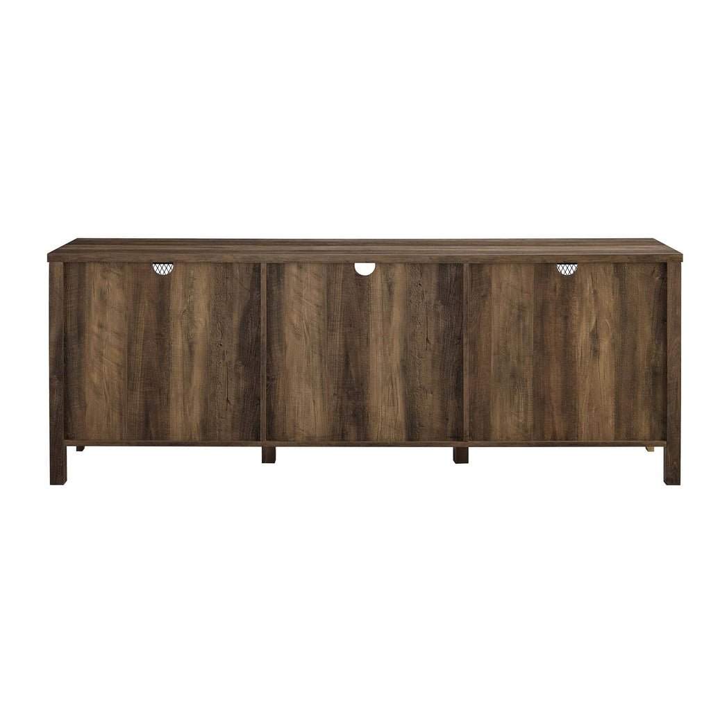 Industrial Sliding Mesh Door TV Console O968