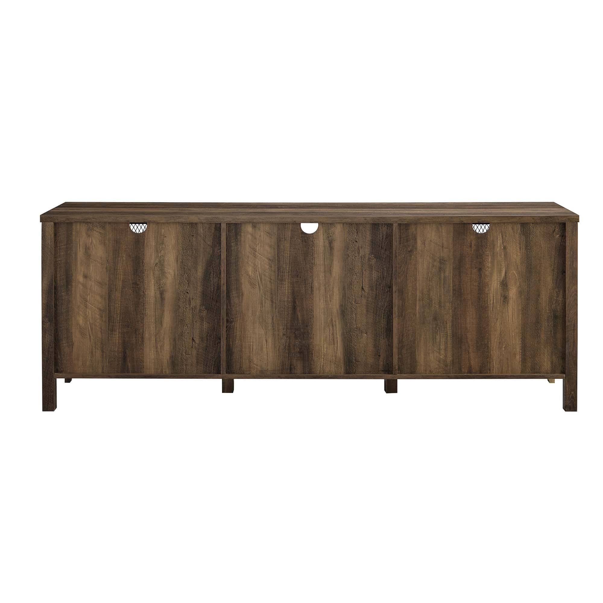 Industrial Sliding Mesh Door TV Console O968