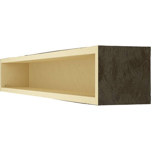 Natural Ash Knotty Pine Faux Wood Fireplace Mantel B411166