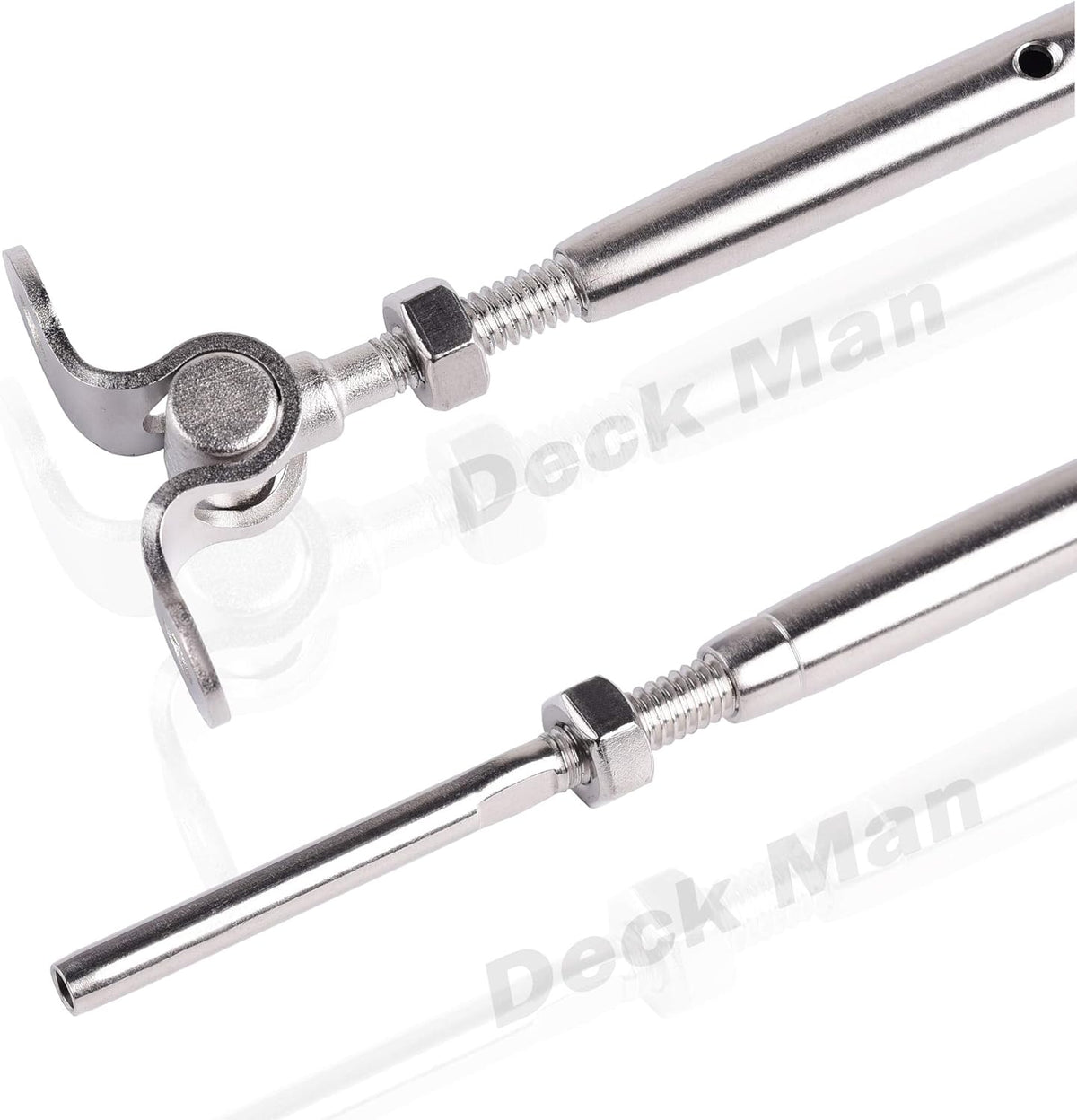 T316 Stainless Steel Adjustable Angle 1/8 Cable Railing Kit Hardware 10 Pack F548873