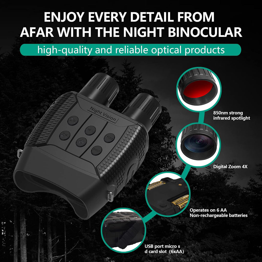 Night Vision Goggles with 32G Memory Card H6176
