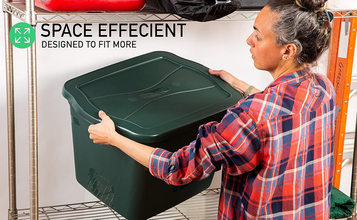 29 Gal Pack of 5 Stackable Storage Bins K55784