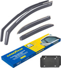 4 pcs Shatterproof in-Channel Window Deflectors for Chevrolet Equinox 2010-2017 L674