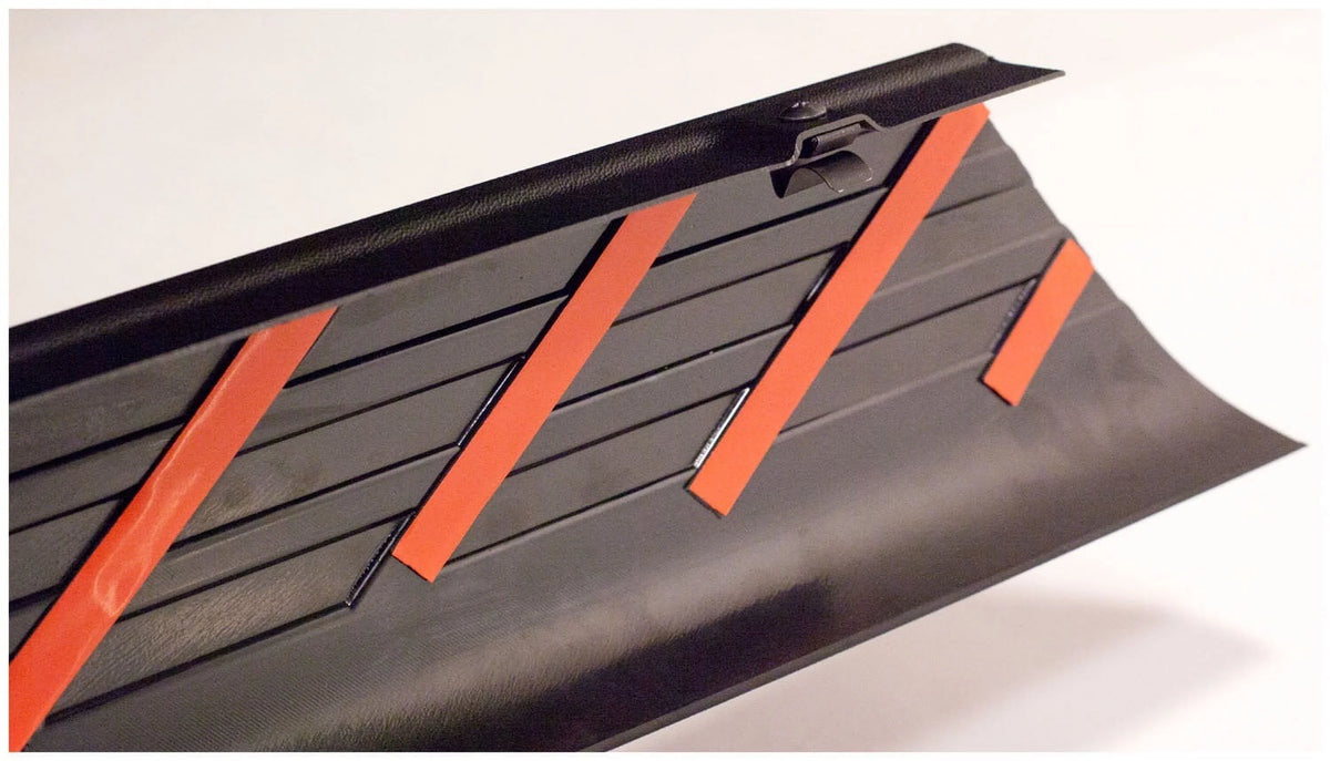 Black Smooth Finish BedRail Caps 2-Piece Set Z495321