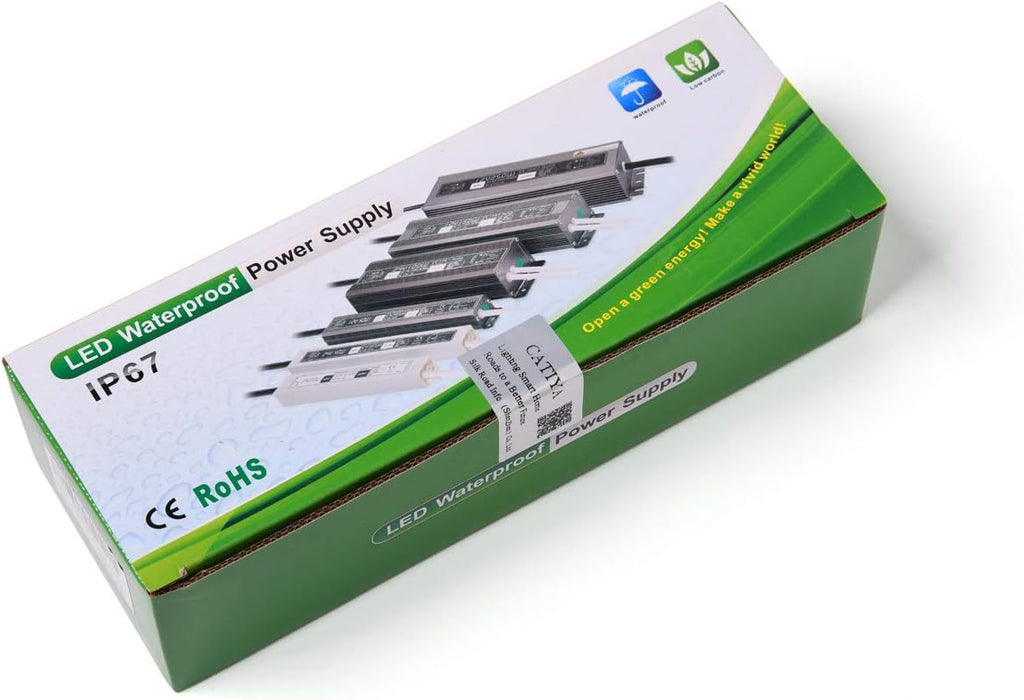 12V 200W LED Driver Transformer, IP67 Waterproof Constant Voltage Power Supply W818