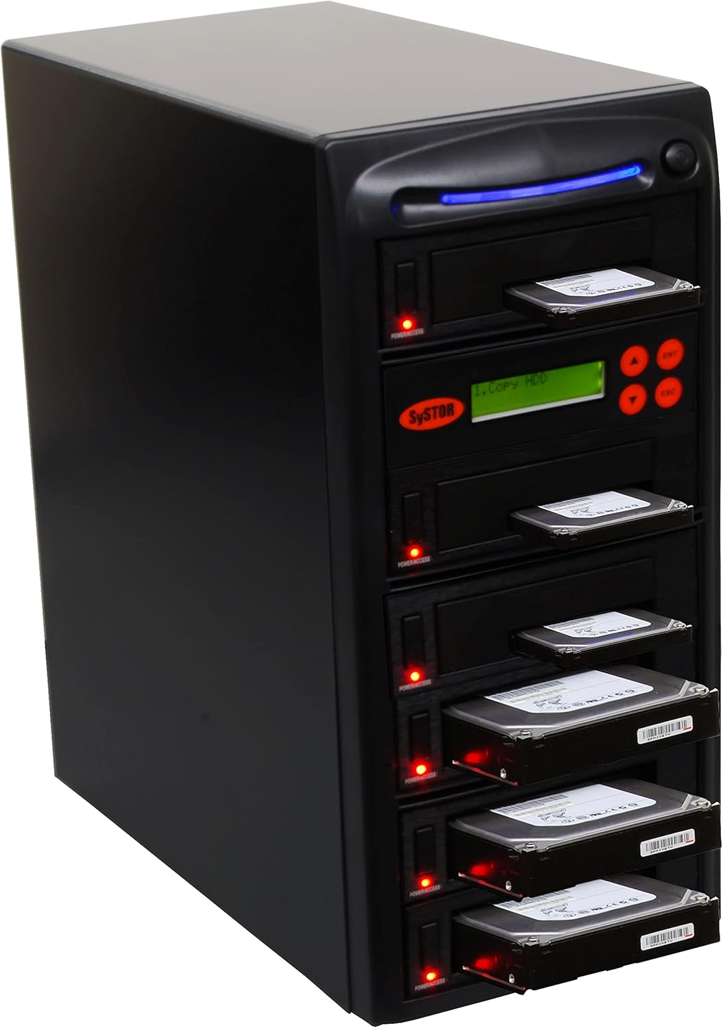 1:3 HDD/SSD Hard Drive Duplicator for SATA 3.5 Disk & 2.5 Solid State Drives J28561