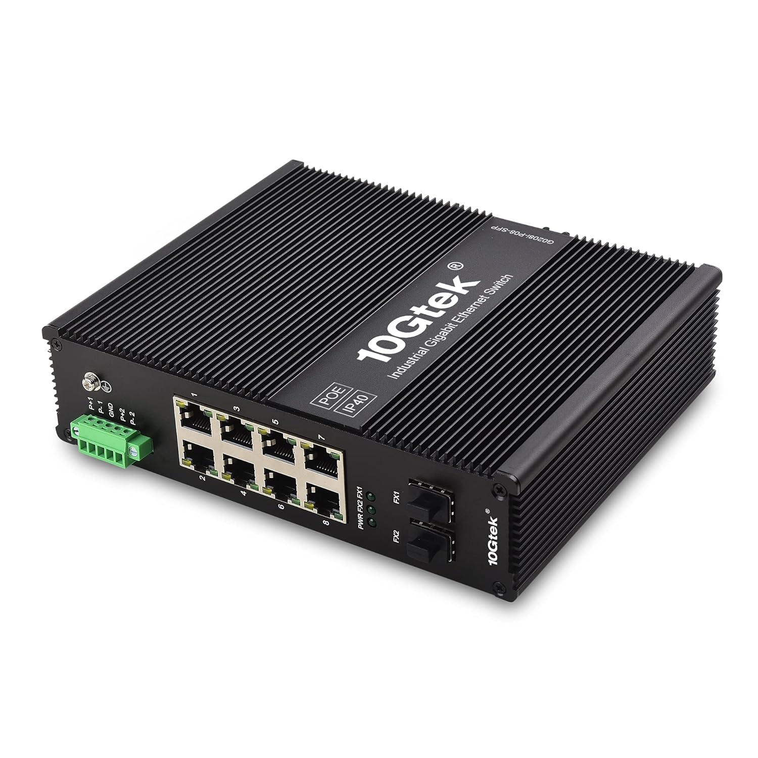 10-Port Gigabit Ethernet Switch with 20-km SFP Transceiver Y850799