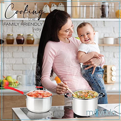 Stainless Steel Casserole Pot, 5 Quart Dutch Oven B653