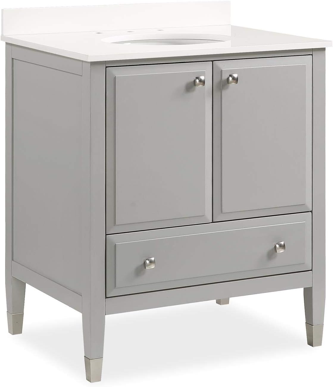 Gray Bathroom Vanity with Sink F72184