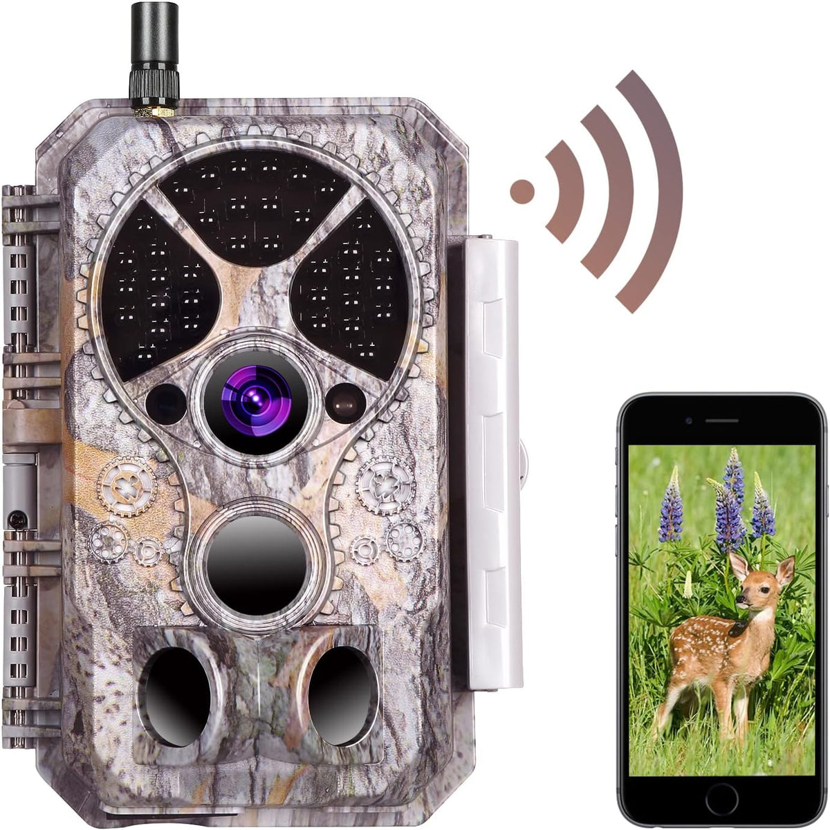 Wireless Trail Camera with Night Vision O44969