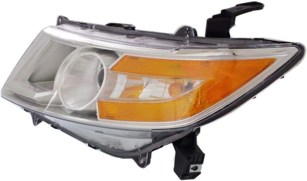 Headlight Assembly for Honda Odyssey 2011 2012 2013 Driver Side Halogen with Bulbs I423