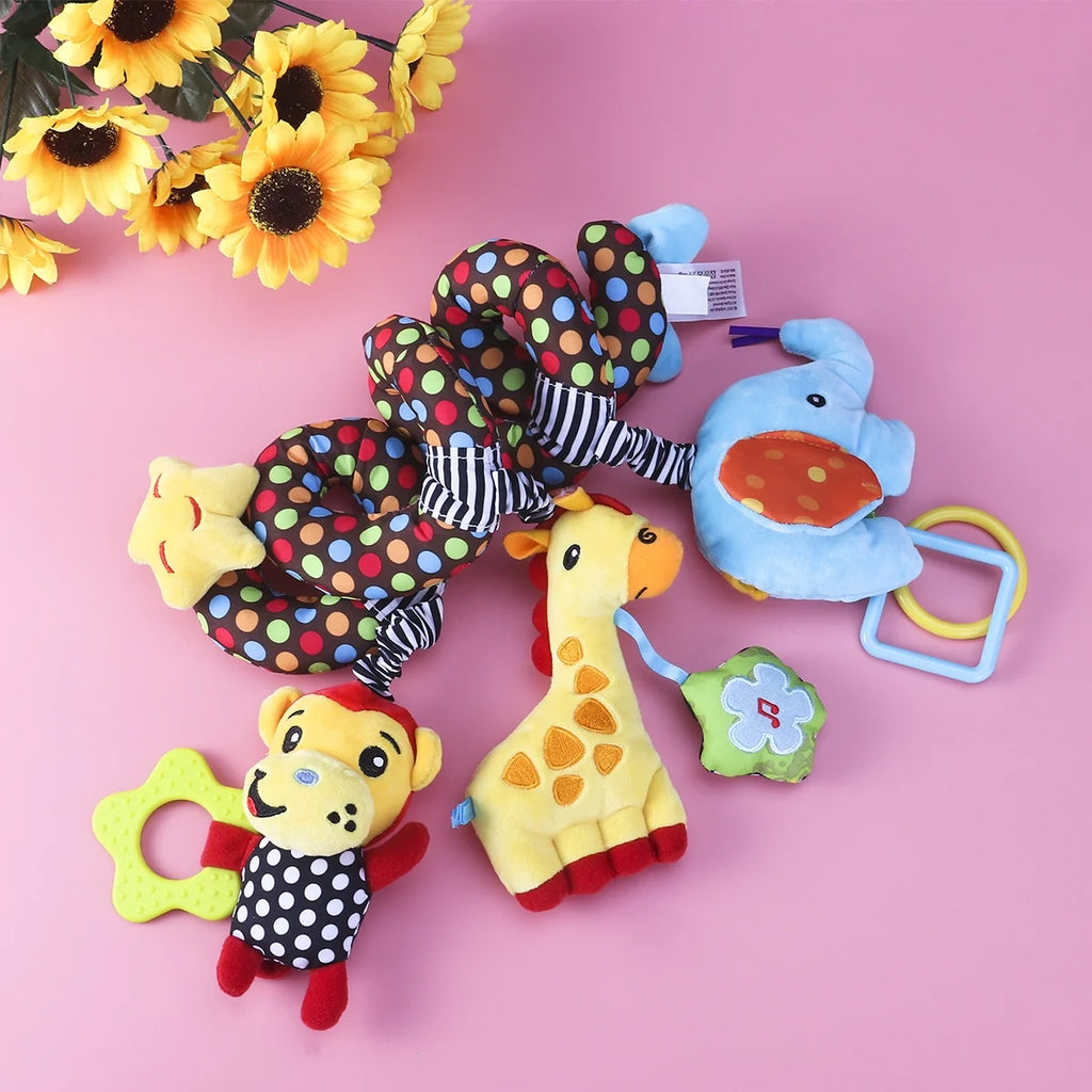Infant Baby Activity Spiral Bed & Stroller Toy Plush Toy Y84190