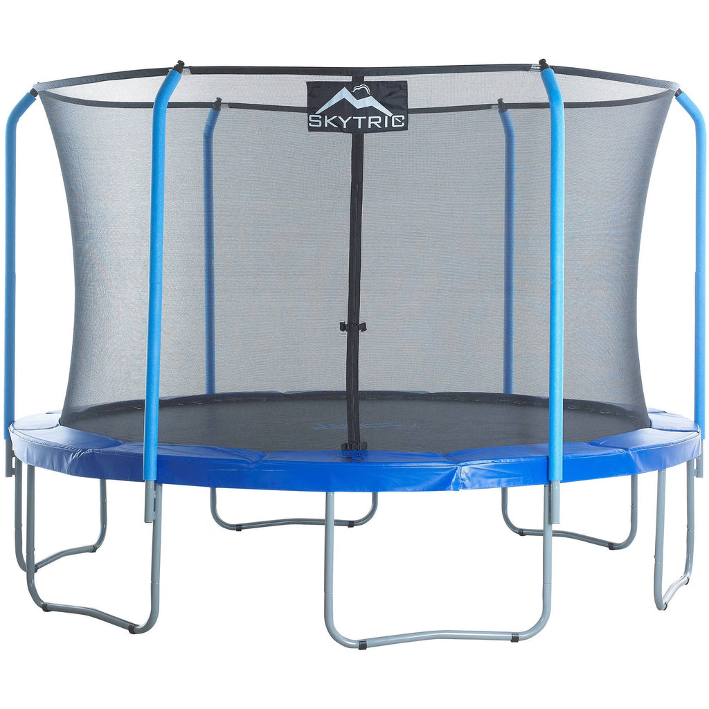 Blue 11-Foot Trampoline with Safety Enclosure R9311