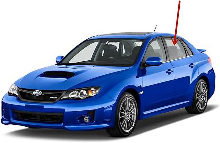 Left Side Rear Door Window Glass for Subaru Impreza / Outback 2008-2011 X7511