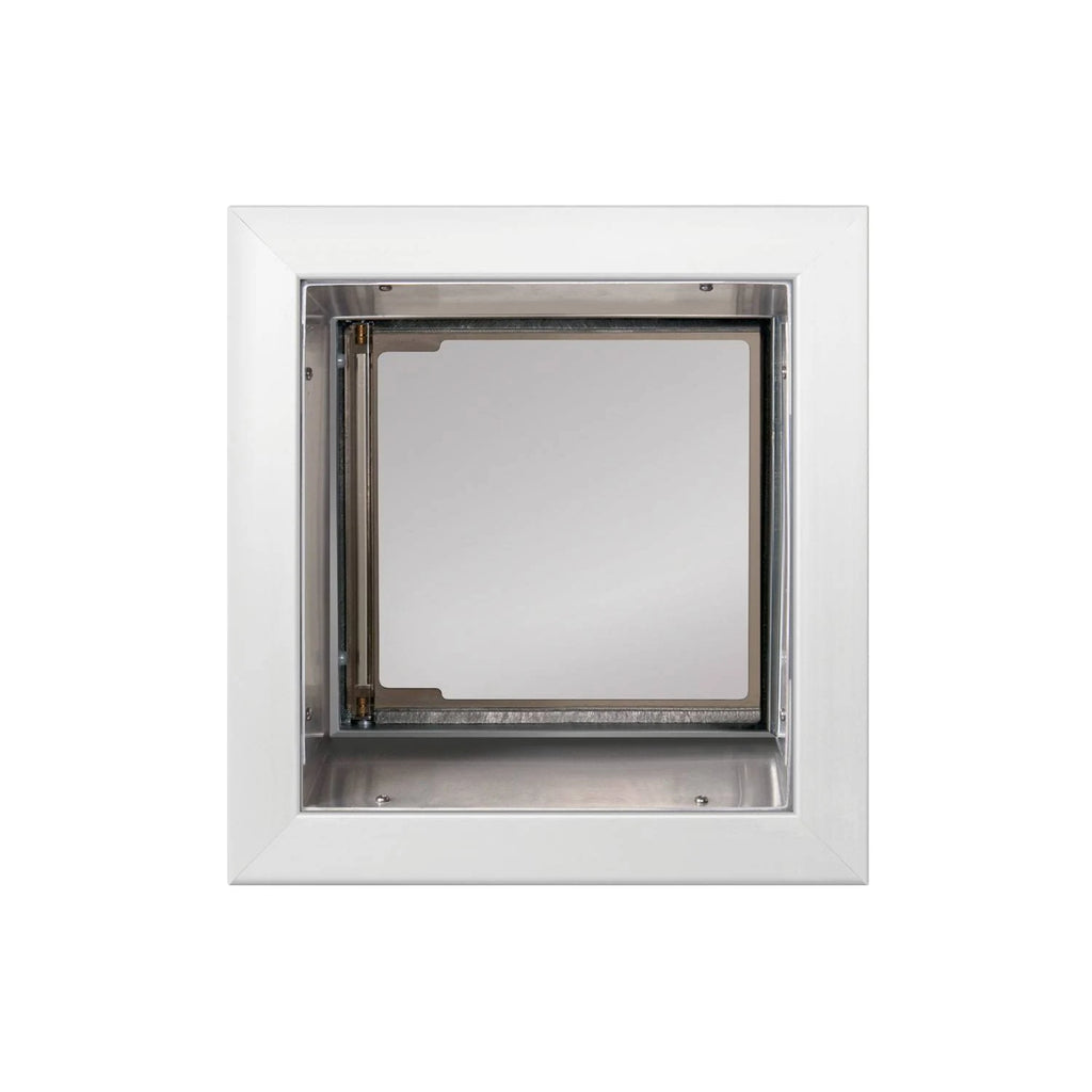 White Wall Mount Pet Door B17201