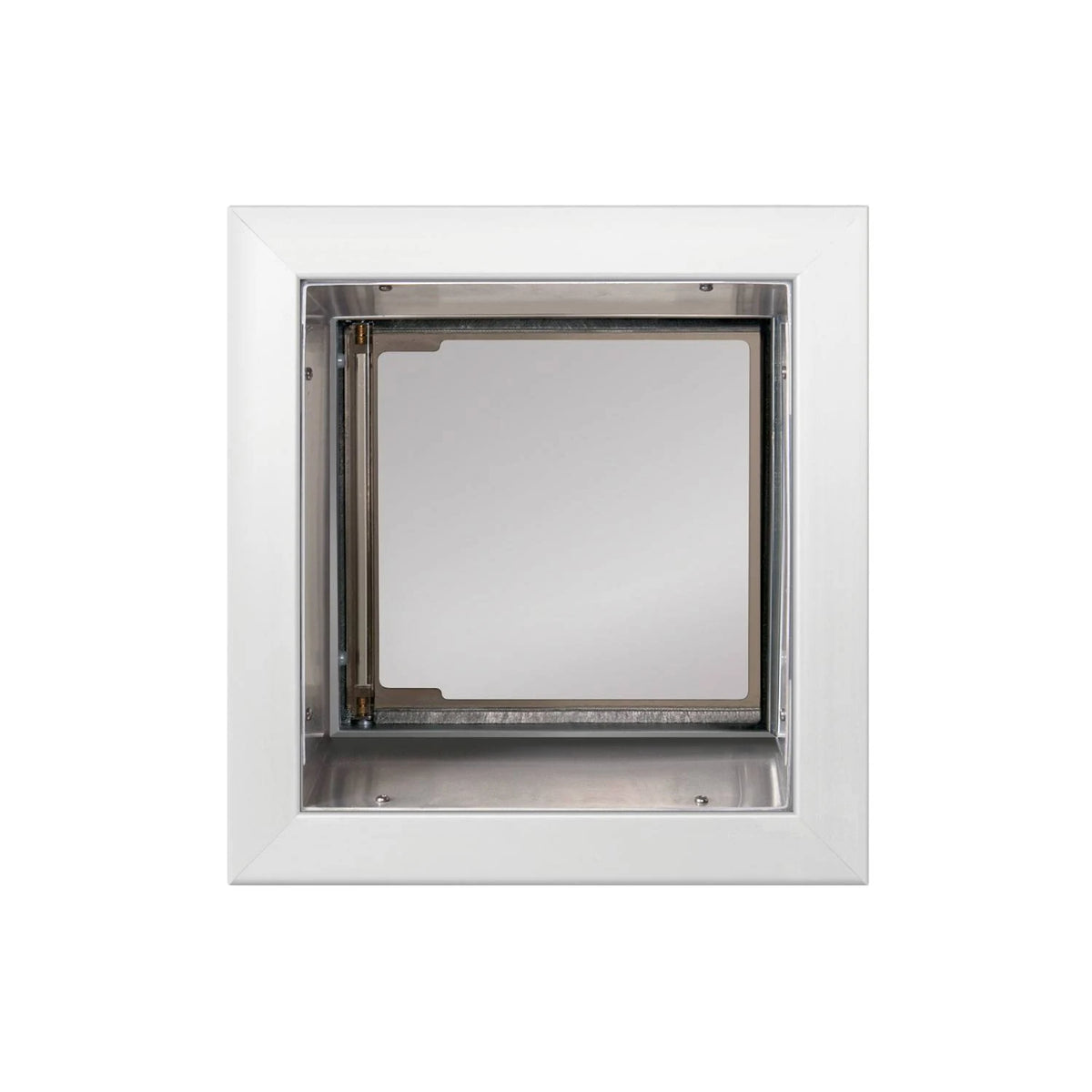 White Wall Mount Pet Door B17201