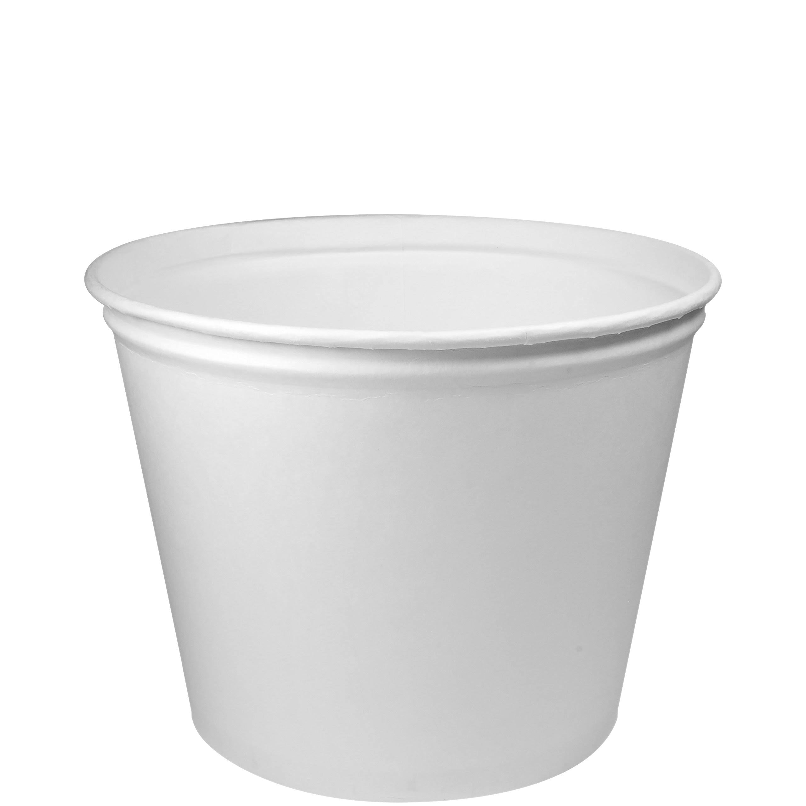 83 oz White Paper Bucket (Case of 100) X86676