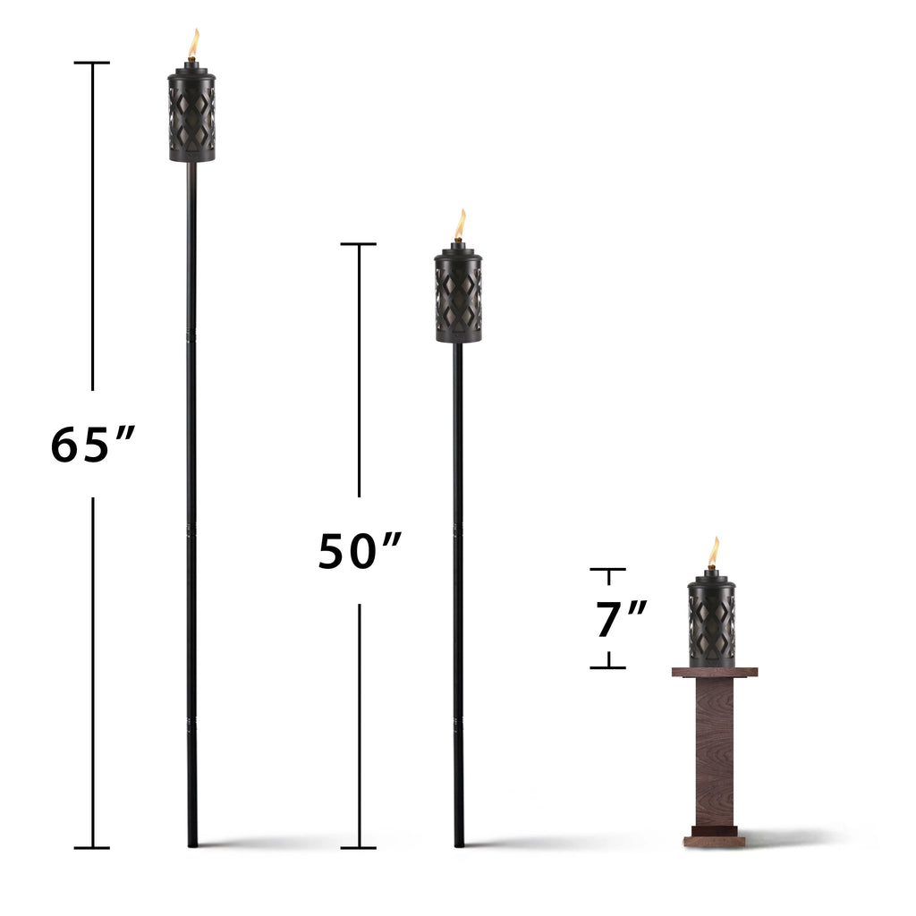 Bronze Metal Torch S258293