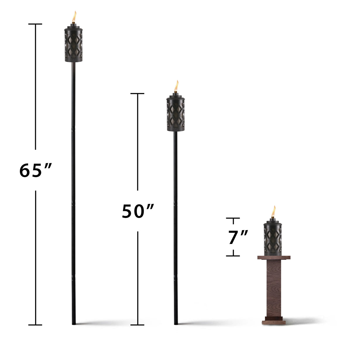 Bronze Metal Torch S258293