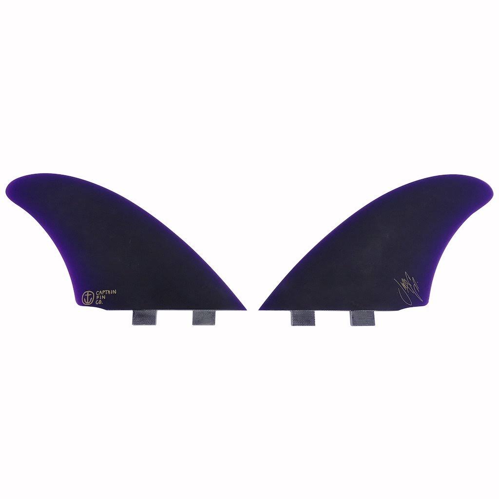 Purple Keel Glass Twin Tab Surfboard Fin F749