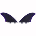 Purple Keel Glass Twin Tab Surfboard Fin F749