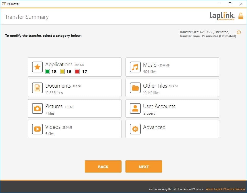 PC to PC Migration Software with 10 Use License L772628