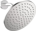 Matte Black 8 Inch Rain Shower Head, 2.5 GPM, Pack of 2 X11039