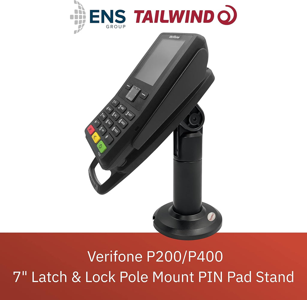Black Pack of 2 PIN Pad Pole Mount Stand Z941