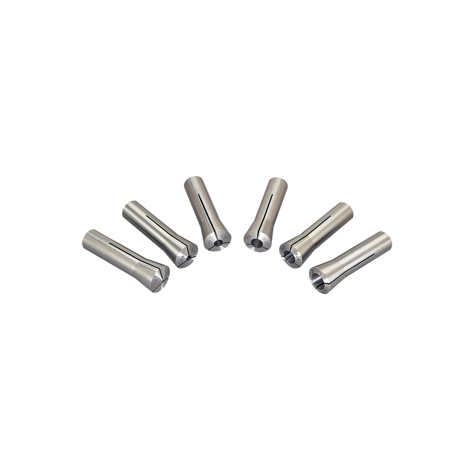 6 Piece R-8 Collet Set I500531