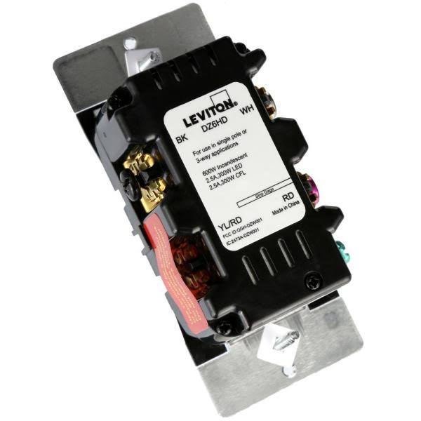 White/Light Almond 600-Watt Dimmer (3-Pack) F4553