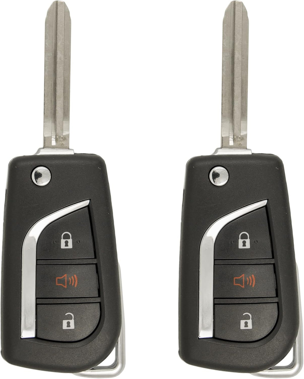 3 Button Remote Flip Key Toyota (2 Pack) J705