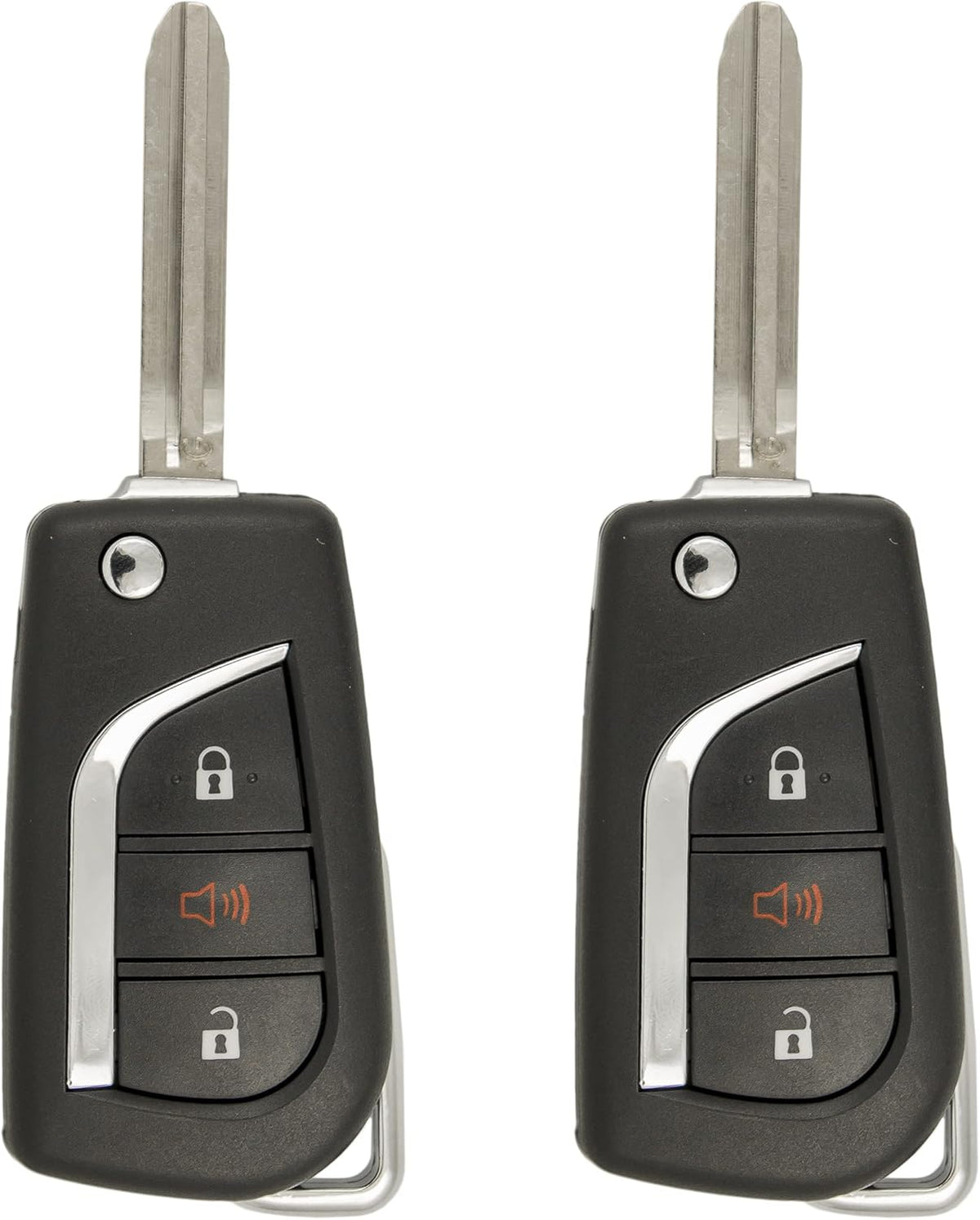 3 Button Remote Flip Key Toyota (2 Pack) J705
