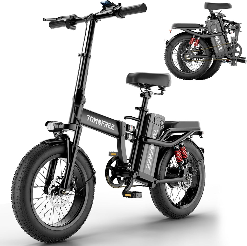 1200W 48V 20AH Removable Battery 16" Tire Folding Electric Bike R9934