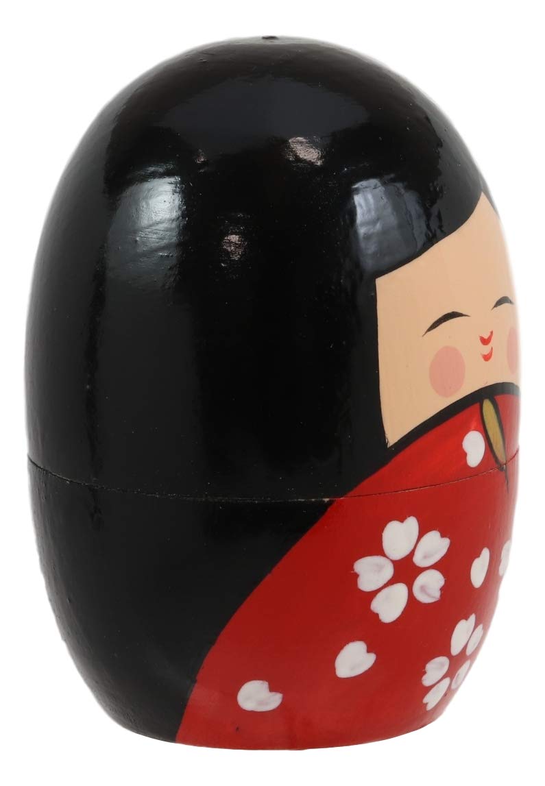 5 Piece Wooden Stacking Matryoshka Nesting Dolls Toy E826