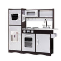 Black Kids Kitchen Set Pretend Play Food Toys C361576