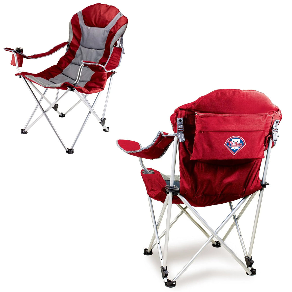 Red Reclining Camp Chair G42532