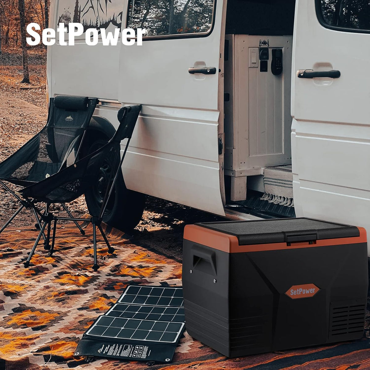 Portable Fridge Freezer, 12-volt Compressor Cooler, Single Zone I804