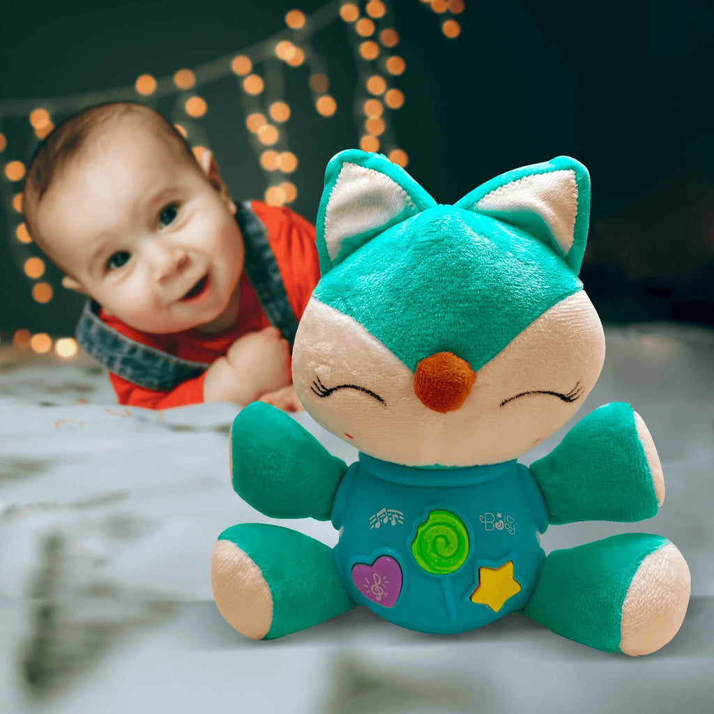 Musical Discovery Plush Stuffed Fox Animal Toy T37684