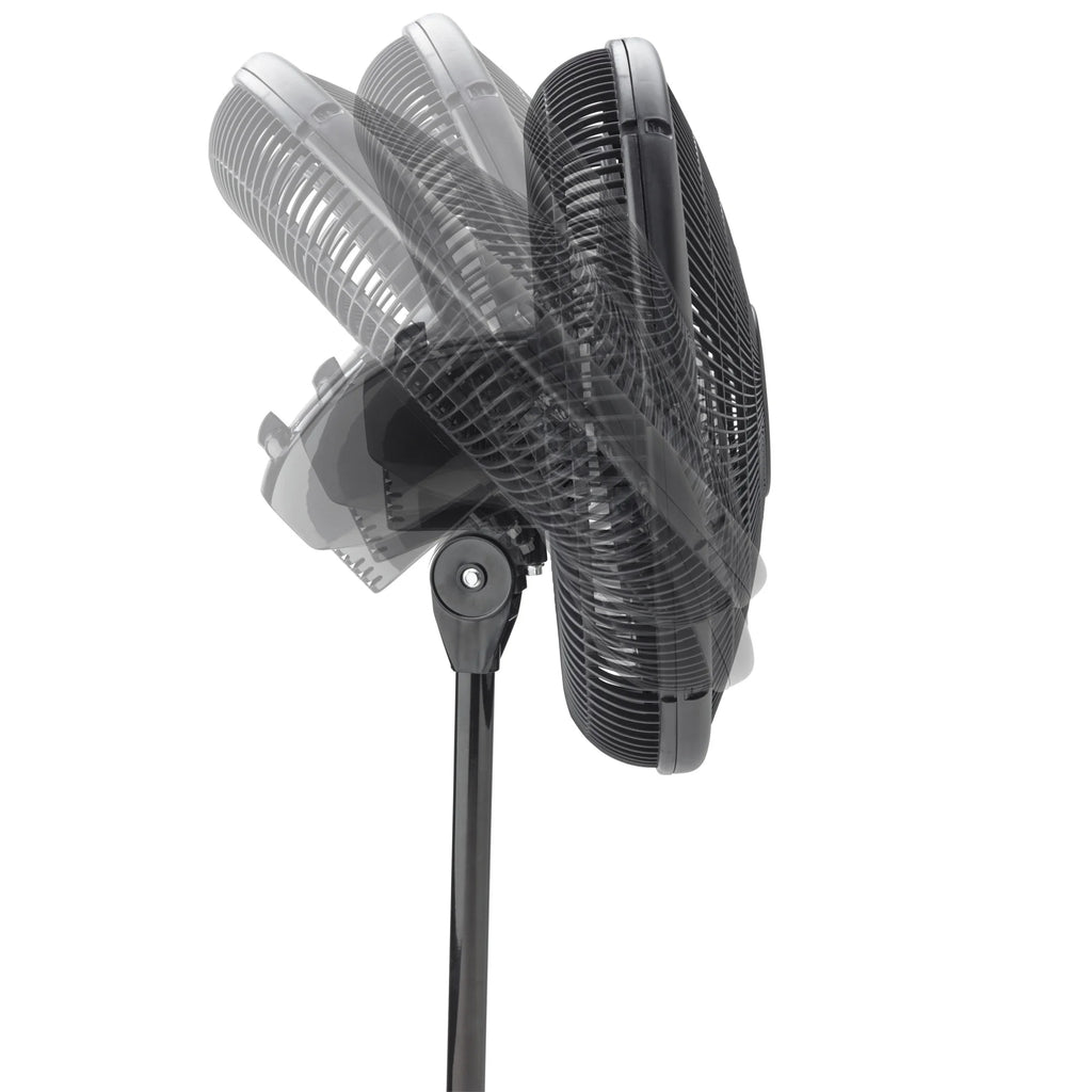16" Oscillating Adjustable Pedestal Fan with 3-Speeds, 47" H, Black L220188