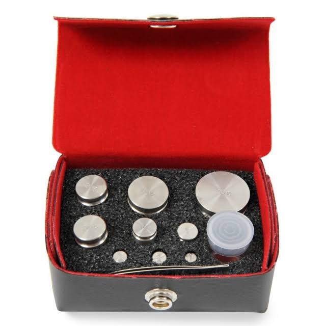 100 G - 1 mg Class F Stainless Steel Test Weight Set D5679