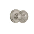 Classic Rosette Passage Door Knob, Satin Nickel D1241
