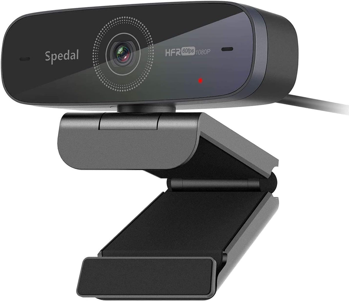 1080P 60fps Webcam with Dual Microphone, AutoFocus, USB Computer Camera Pack of 2 Z177486