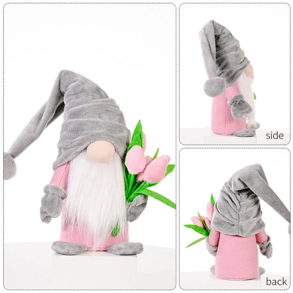 Tulip Gnome Doll Plush Stuffed Ornament R881